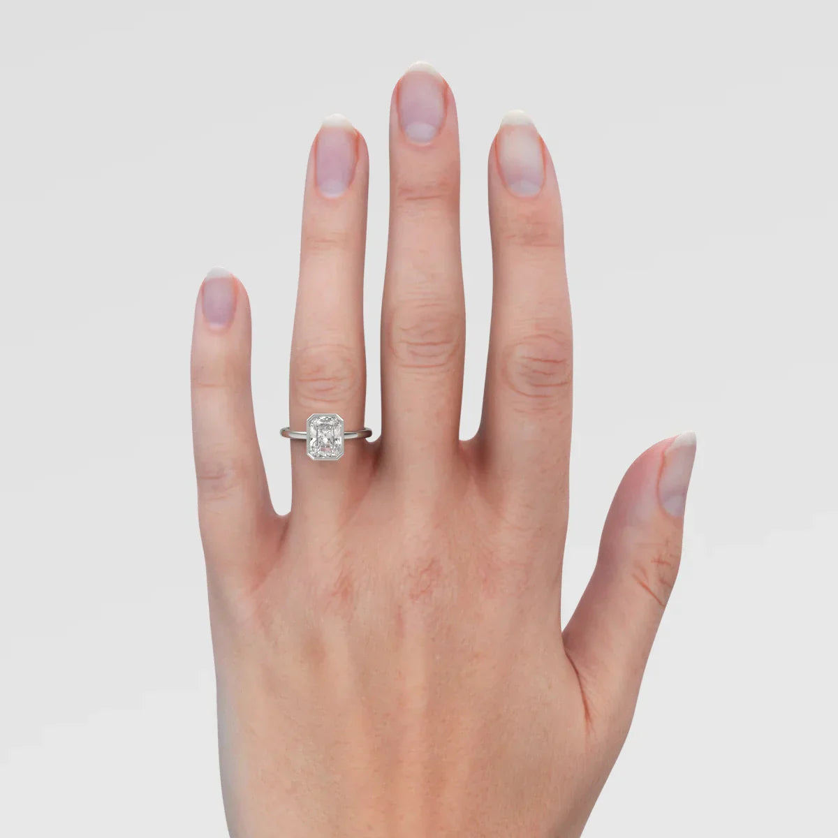 1 Carat Radiant Lab-Grown Diamond Engagement Ring – Classic Engagement Ring