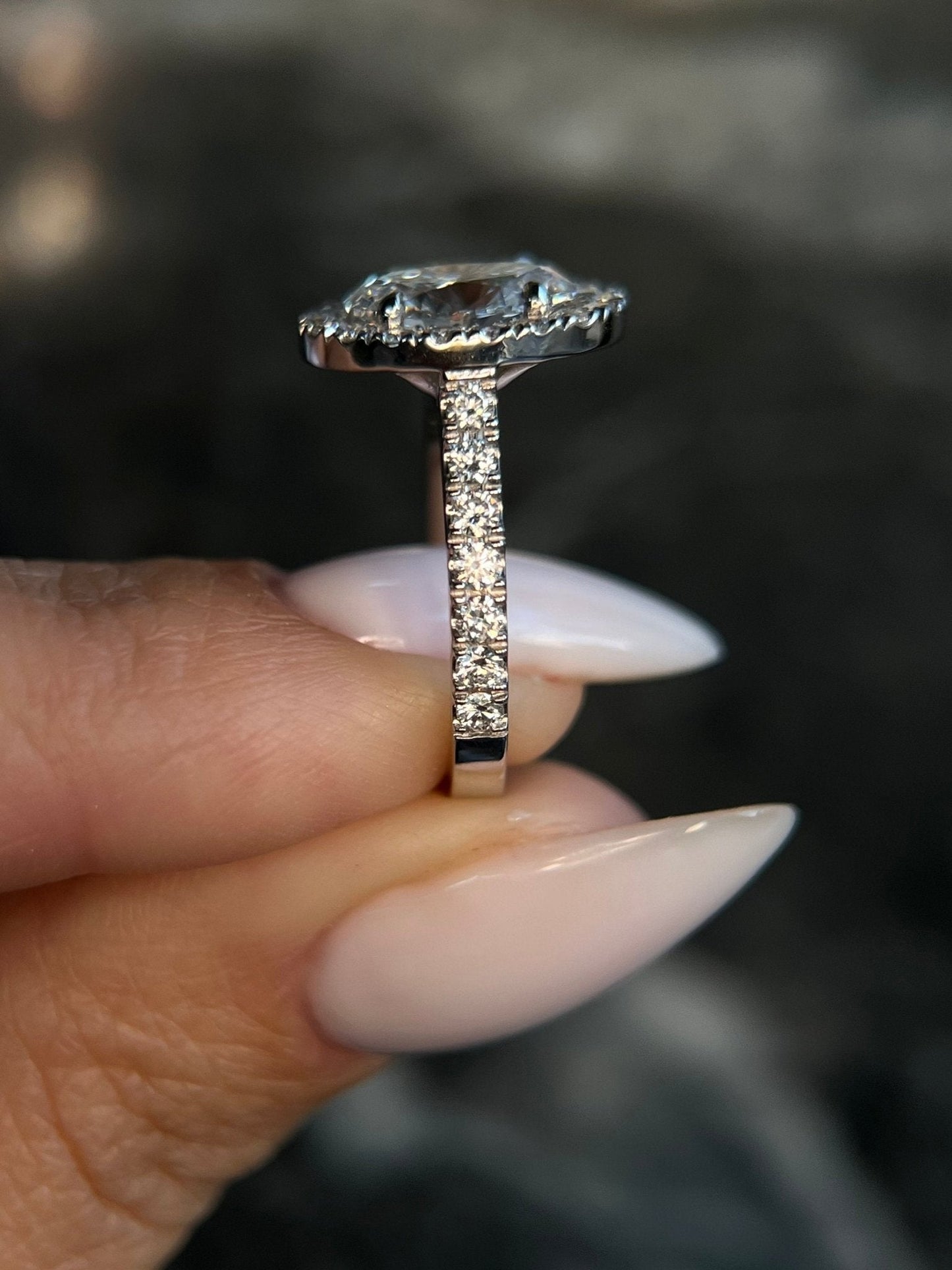 1.5 Carat Oval Lab-Grown Diamond Engagement Ring – Classic Engagement Ring