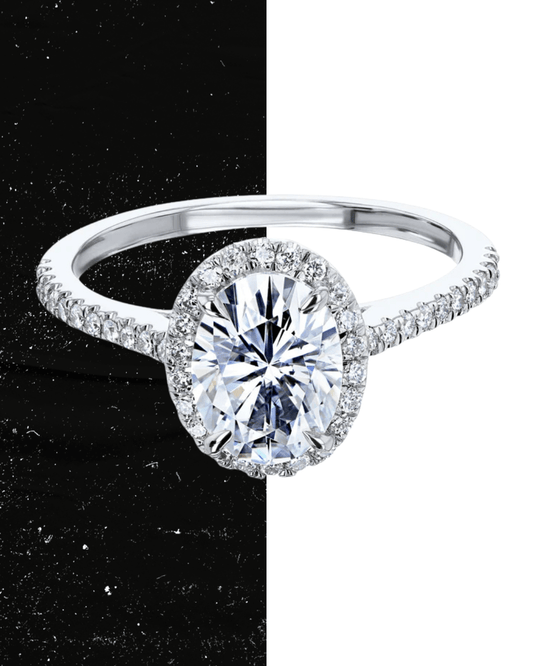 1.5 Carat Oval Lab-Grown Diamond Engagement Ring – Classic Engagement Ring