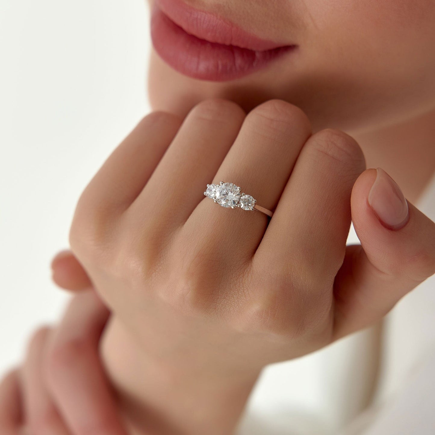 1.50 Carat Round Lab-Grown Diamond Engagement Ring – Classic Engagement Ring