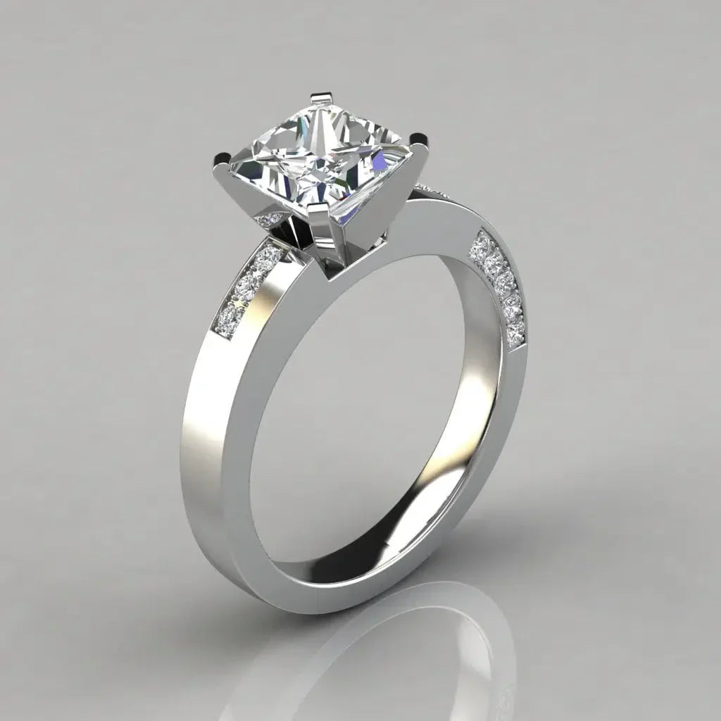 5 Carat Princess Lab-Grown Diamond Engagement Ring – Classic Engagement Ring
