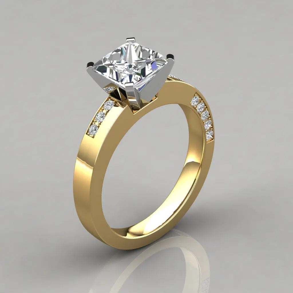 5 Carat Princess Lab-Grown Diamond Engagement Ring – Classic Engagement Ring