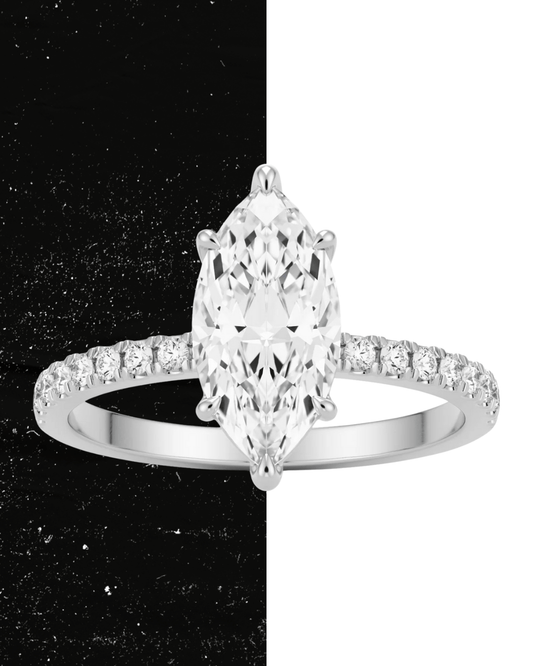 2.25 Carat Marquise Lab-Grown Diamond Engagement Ring – Classic Engagement Ring