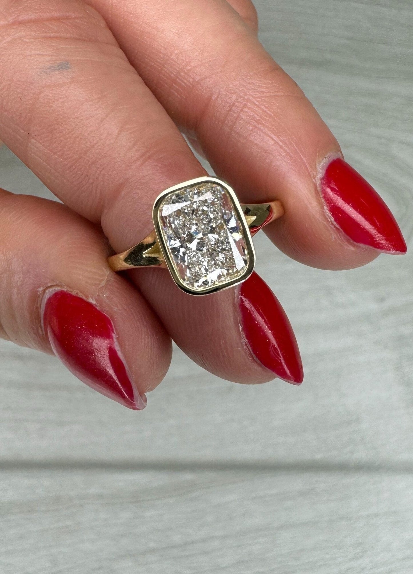 3 Carat Cushion Lab-Grown Diamond Engagement Ring – Classic Engagement Ring