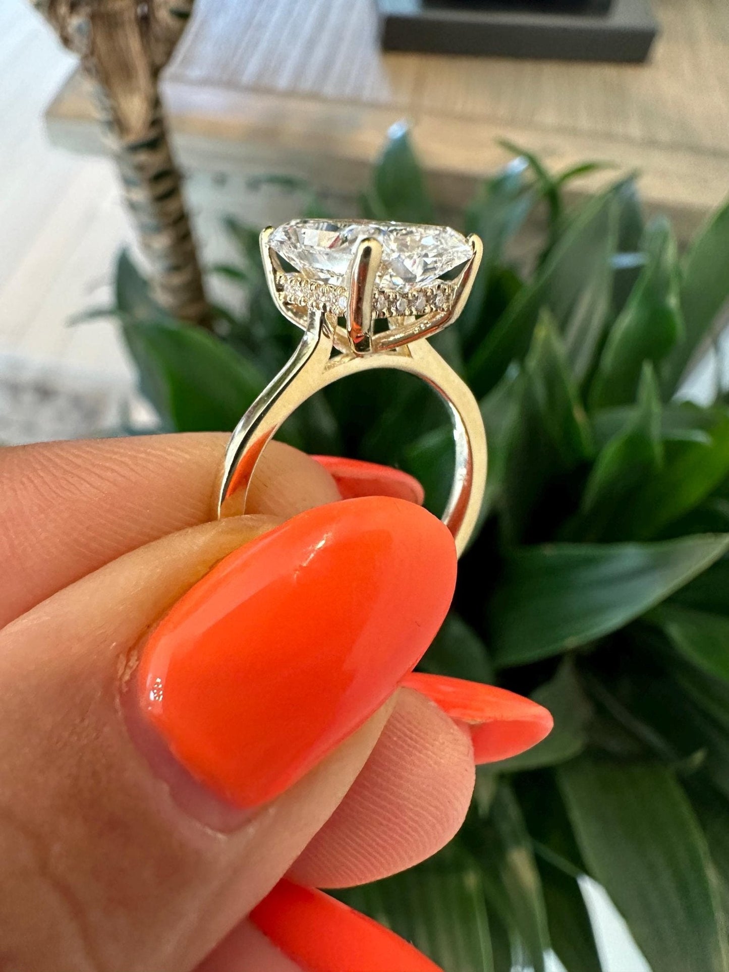 4 Carat Radiant Lab-Grown Diamond Engagement Ring – Classic Engagement Ring