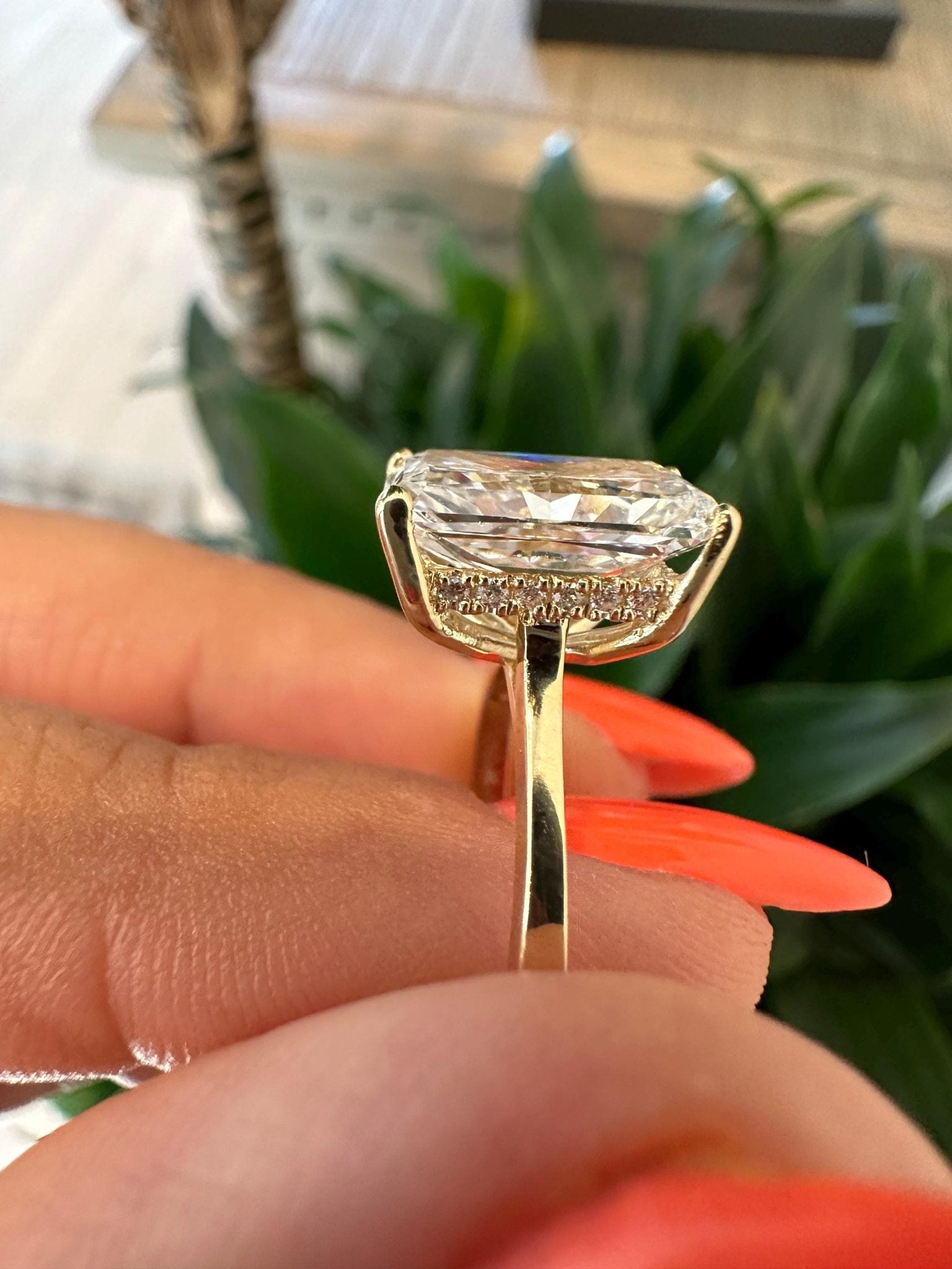 4 Carat Radiant Lab-Grown Diamond Engagement Ring – Classic Engagement Ring