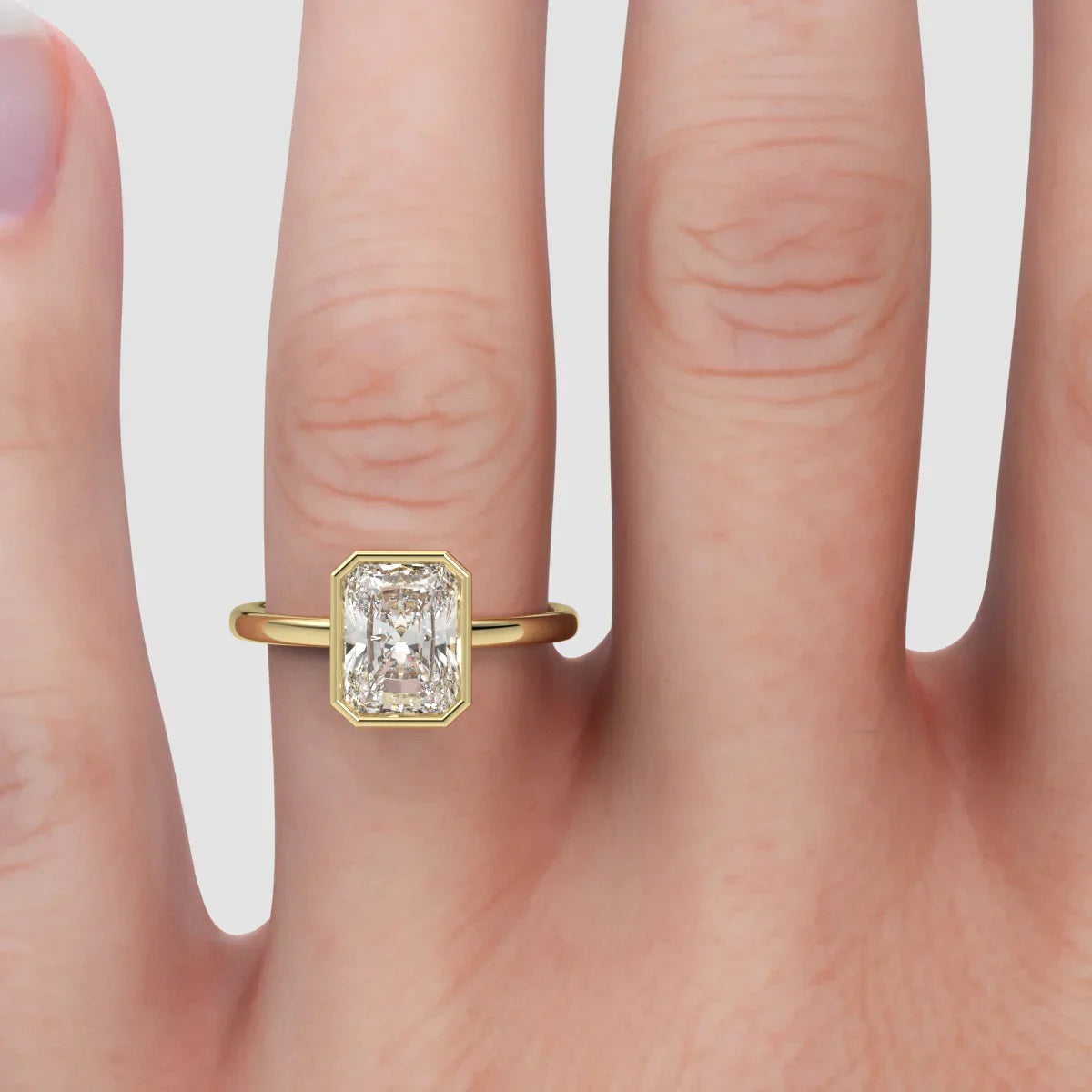 1 Carat Radiant Lab-Grown Diamond Engagement Ring – Classic Engagement Ring