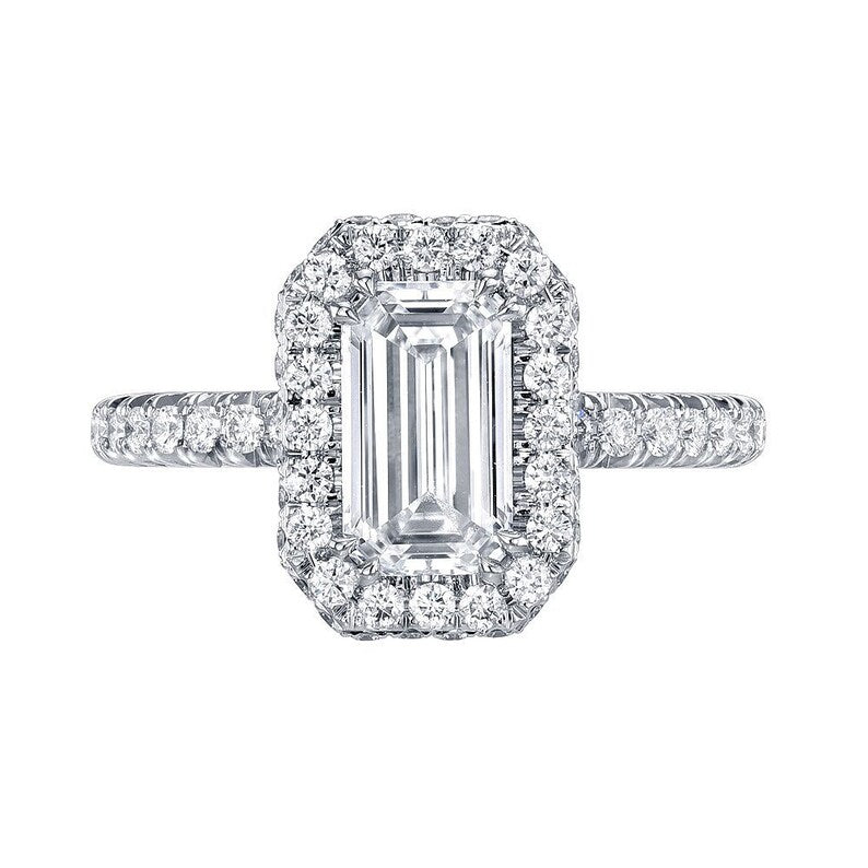 2.14 Carat Emerald Lab-Grown Diamond Engagement Ring – Classic Engagement Ring