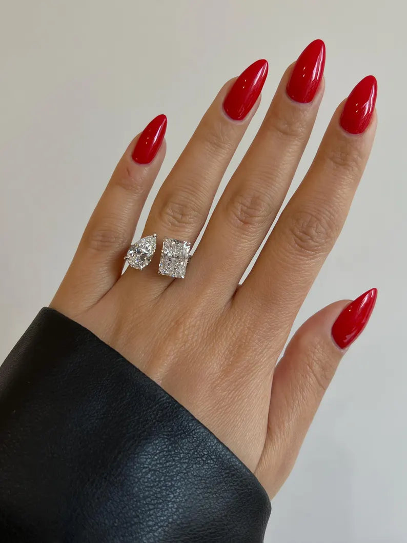 6.55 Carat Radiant Lab-Grown Diamond Engagement Ring – Classic Engagement Ring