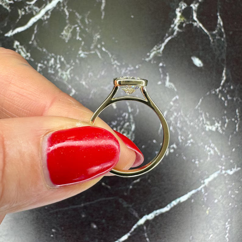 3 Carat Cushion Lab-Grown Diamond Engagement Ring – Classic Engagement Ring