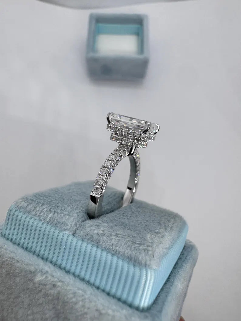 4.60 Carat Radiant Lab-Grown Diamond Engagement Ring – Classic Engagement Ring