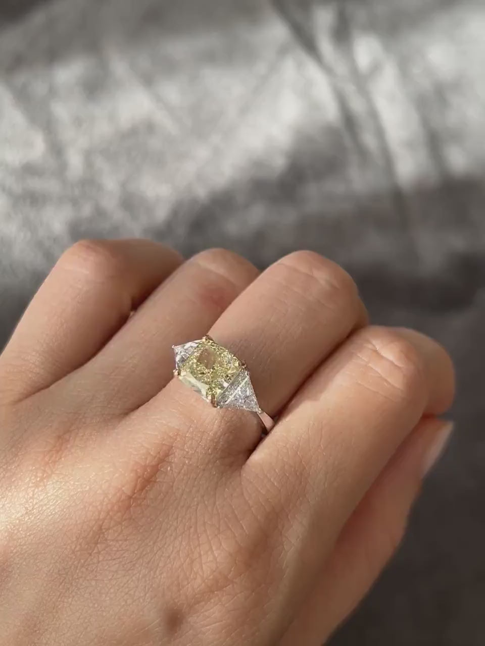 5 Carat Cushion Lab-Grown Diamond Engagement Ring – Classic Engagement Ring
