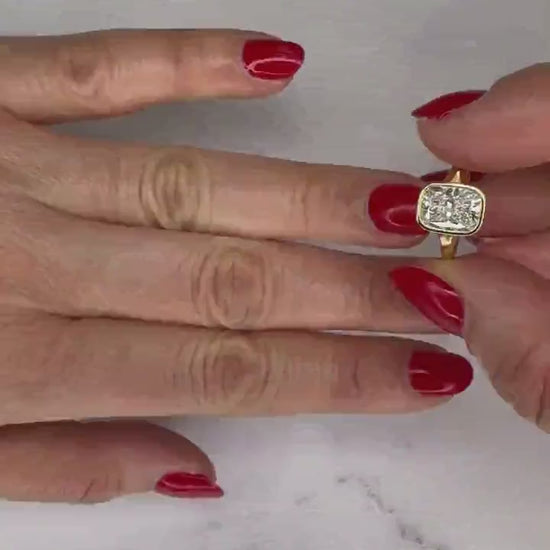 3 Carat Cushion Lab-Grown Diamond Engagement Ring – Classic Engagement Ring