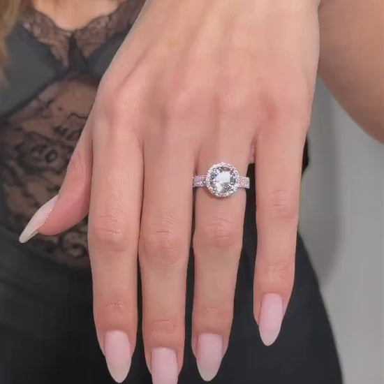 4 Carat Round Lab-Grown Diamond Engagement Ring – Classic Engagement Ring