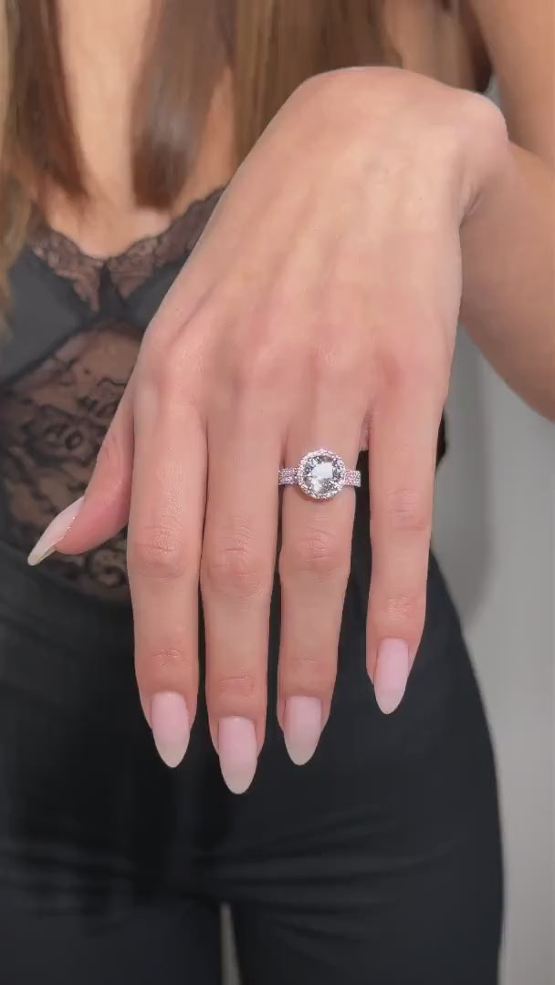 4 Carat Round Lab-Grown Diamond Engagement Ring – Classic Engagement Ring