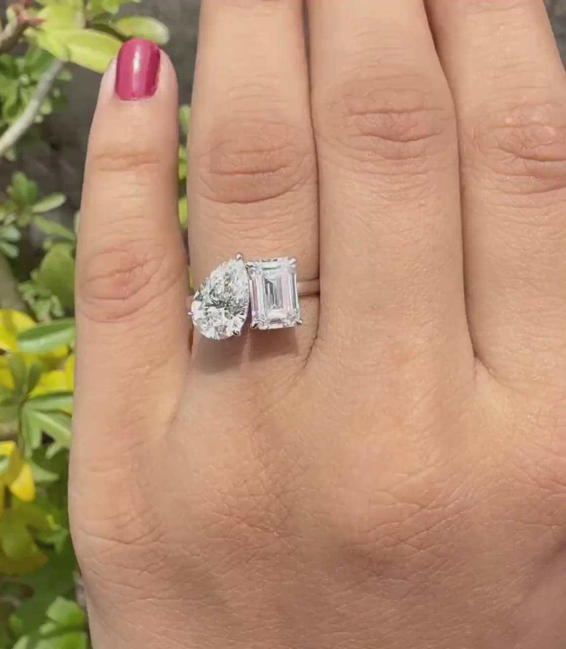 4 Carat Emerald Lab-Grown Diamond Engagement Ring – Classic Engagement Ring